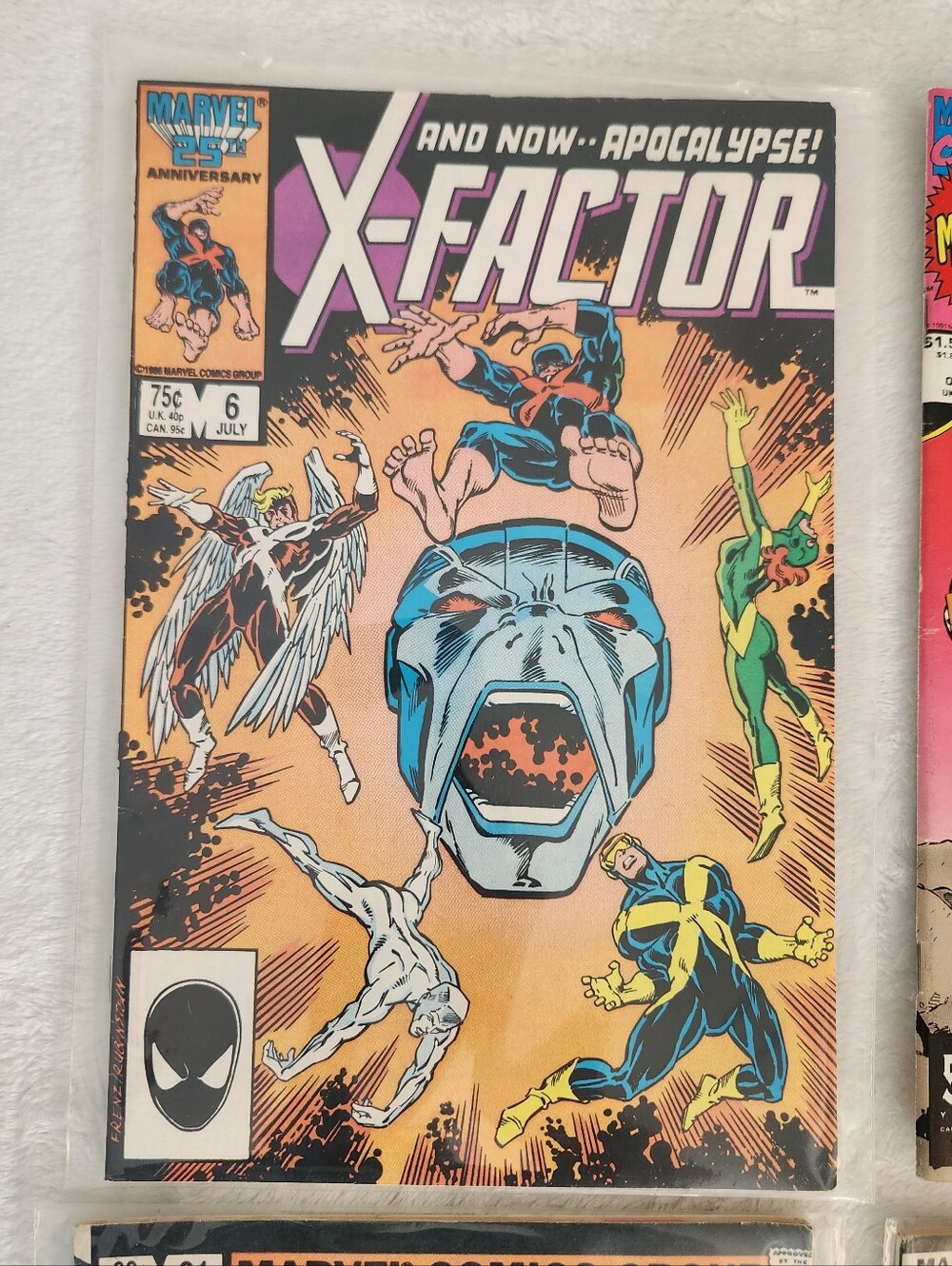 Marvel Comics Lot X-Factor #6 X-Men #1 Ghost Rider #81 Thor #300 Apocalypse Keys